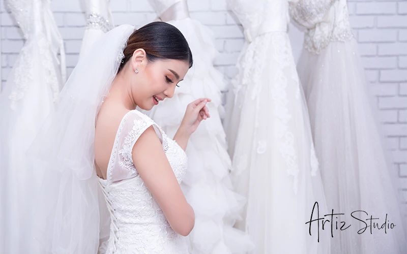 A Happy Bride Gown Fitting
