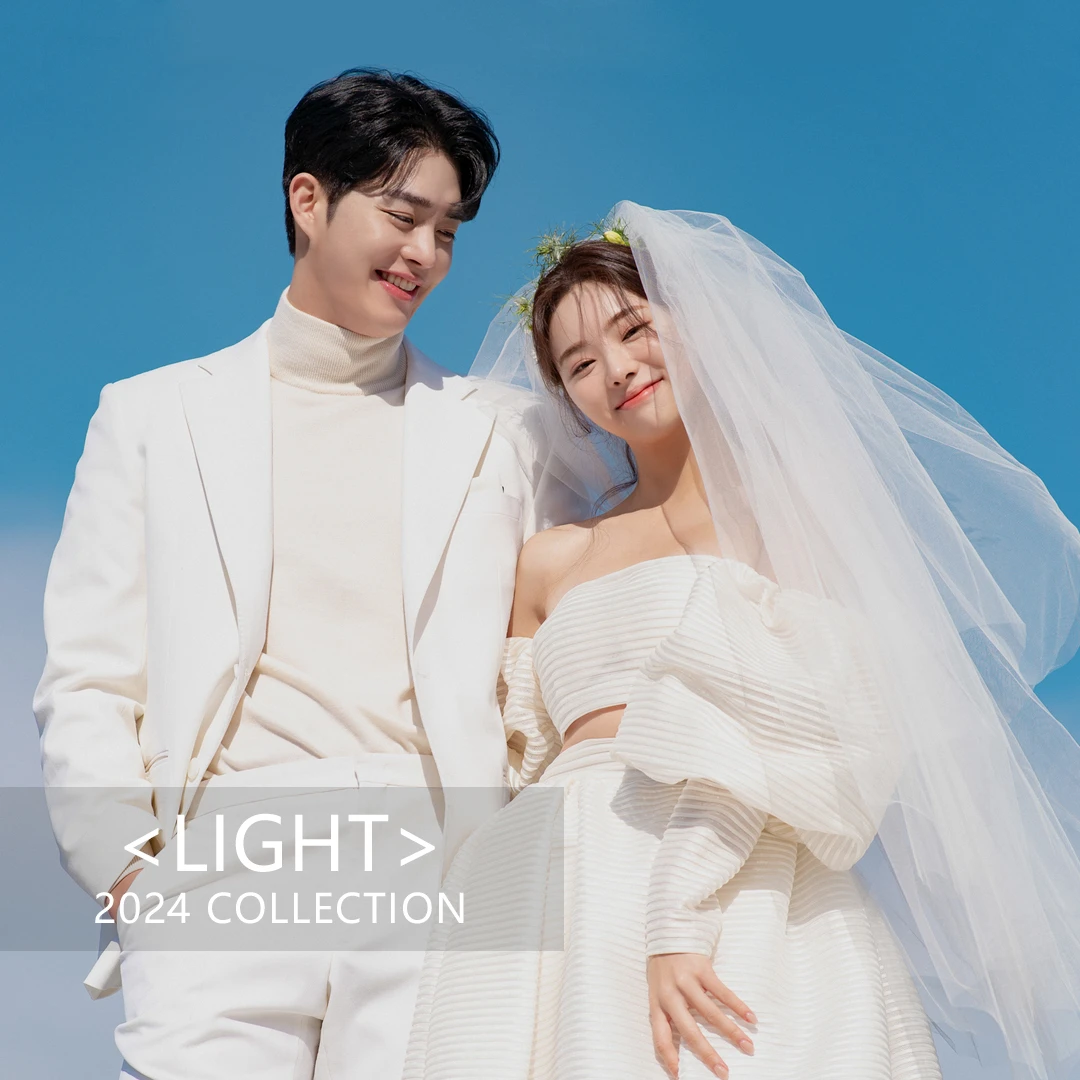 Korean Wedding Photoshoot of Light 2024 Collection